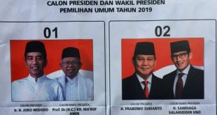 Terbaru Real Count KPU Pilpres 2019, Jumat (19/4) Pukul 02.30 WIB: Suara Prabowo Naik, Jokowi Turun – Bangka Pos