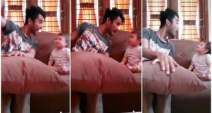 Viral! Netizen Ngakak Lihat Kelakuan Bapak dan Balitanya Parodikan Aksi Nikita Mirzani Labrak Elza Syarief – MINEWS